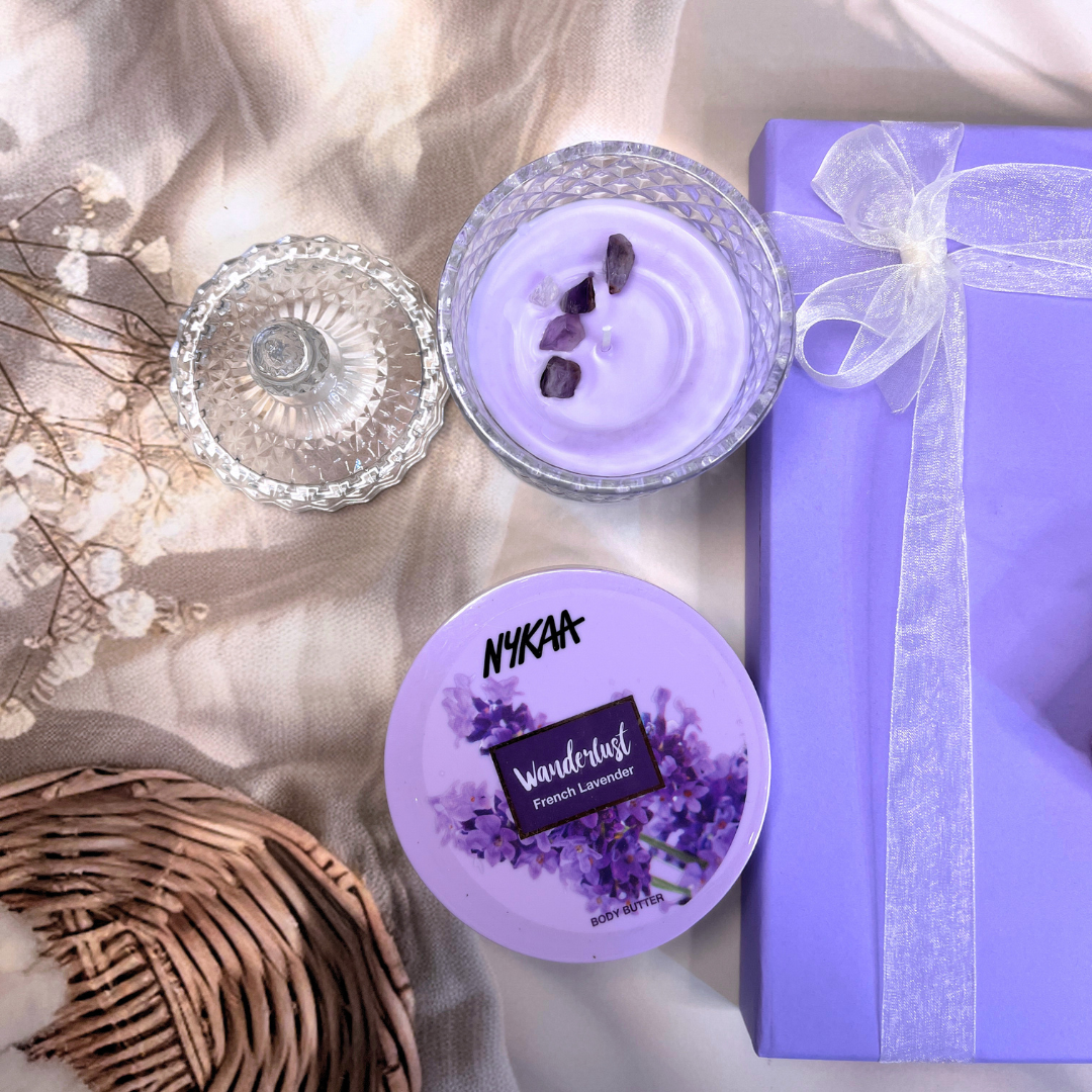 Lavender Luxe and Cheers Hamper