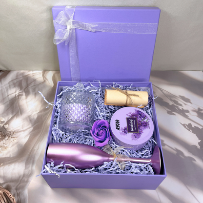 Lavender Luxe and Cheers Hamper