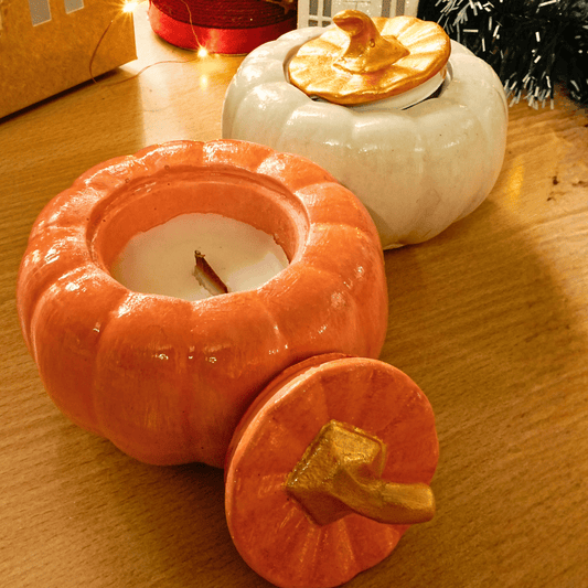 Pumpkin-o-candle
